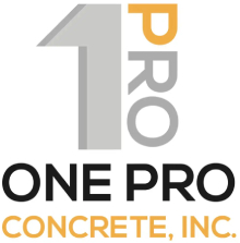 One Pro Concrete Logo one